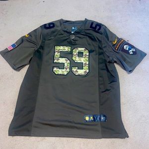 Luke Kuechly NC Panthers Army Jersey